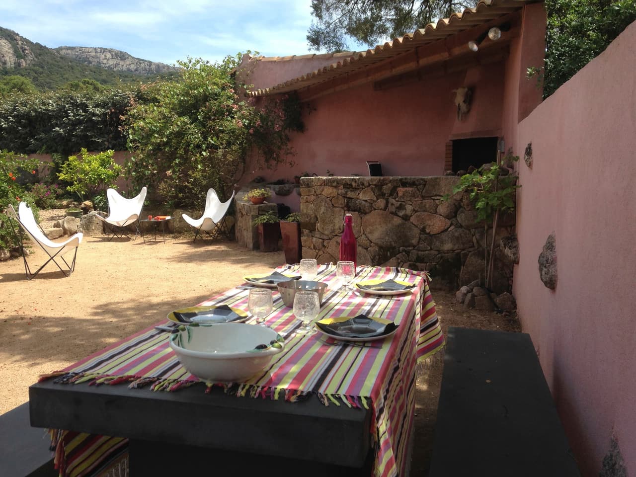Les tablées et le barbecue — Casa Pugliesi